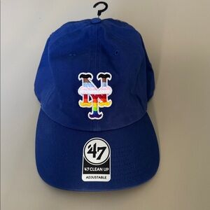 Mets Pride Hat - 47 Royal Blue Cap